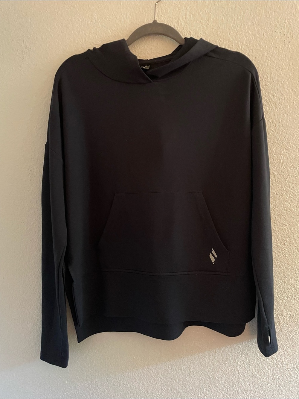 Skechers Women's Black Hoodie Sweatshirt